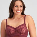 Fayreform Mysterious Wirefree Bra - Windsor Wine