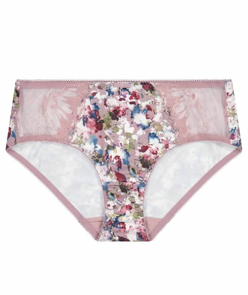 Fayreform Thoughtful Boyleg Brief - Elderberry Floral Print Knickers 