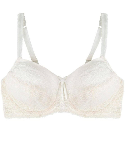 Fayreform Delicate Lace Underwire Bra - Ivory/Cream Tan Bras 