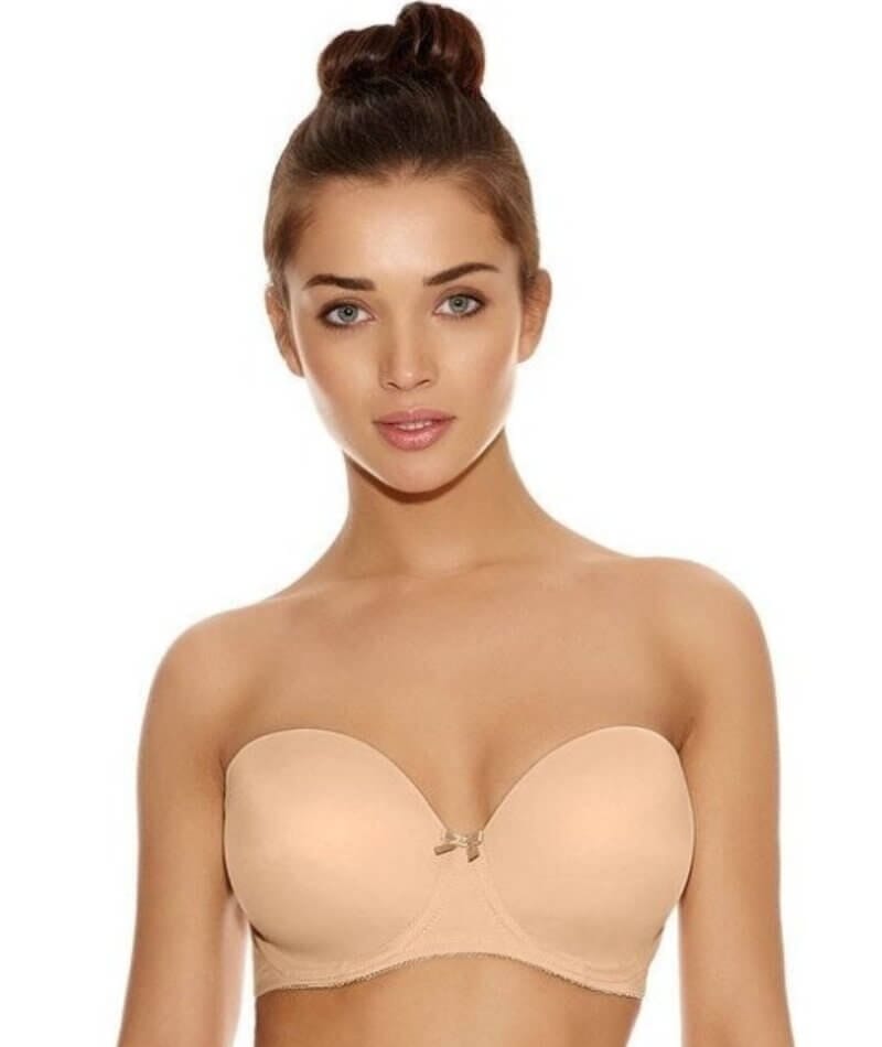 Freya Deco Underwired Moulded Strapless Bra - Nude Bras 