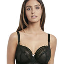 Freya Daisy Lace Underwire Balcony K Cup Bra - Noir