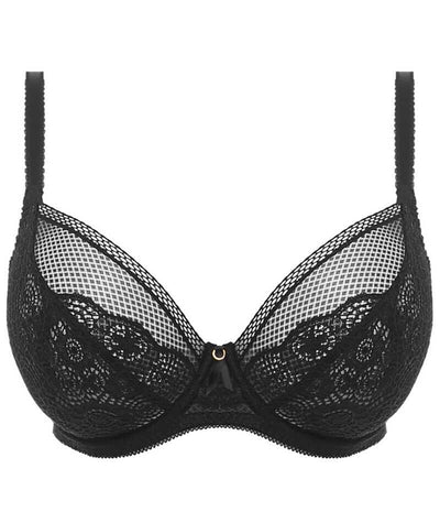 Freya Expression Underwire Plunge Bra - Black Bras 