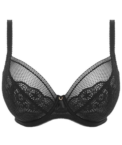 Freya Expression Underwire Plunge Bra - Black Bras 