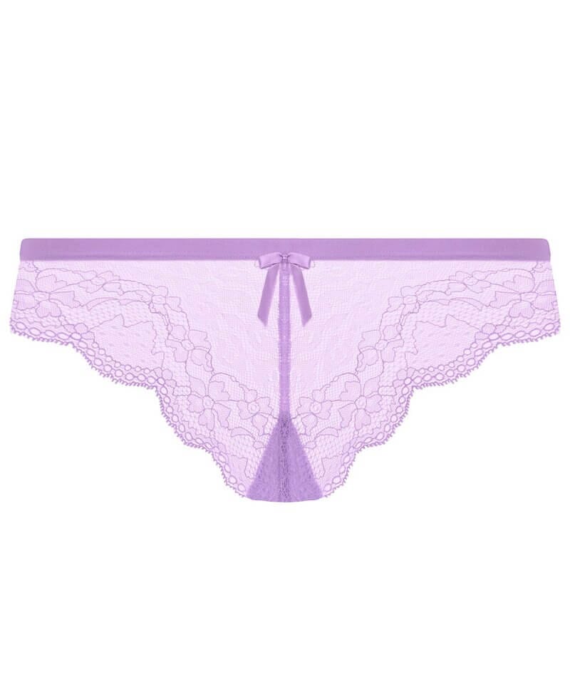 Freya Fancies Brazilian Brief - Purple Rose Knickers 