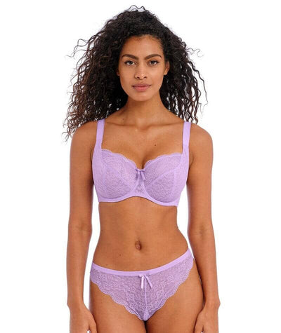 Freya Fancies Brazilian Brief - Purple Rose Knickers 