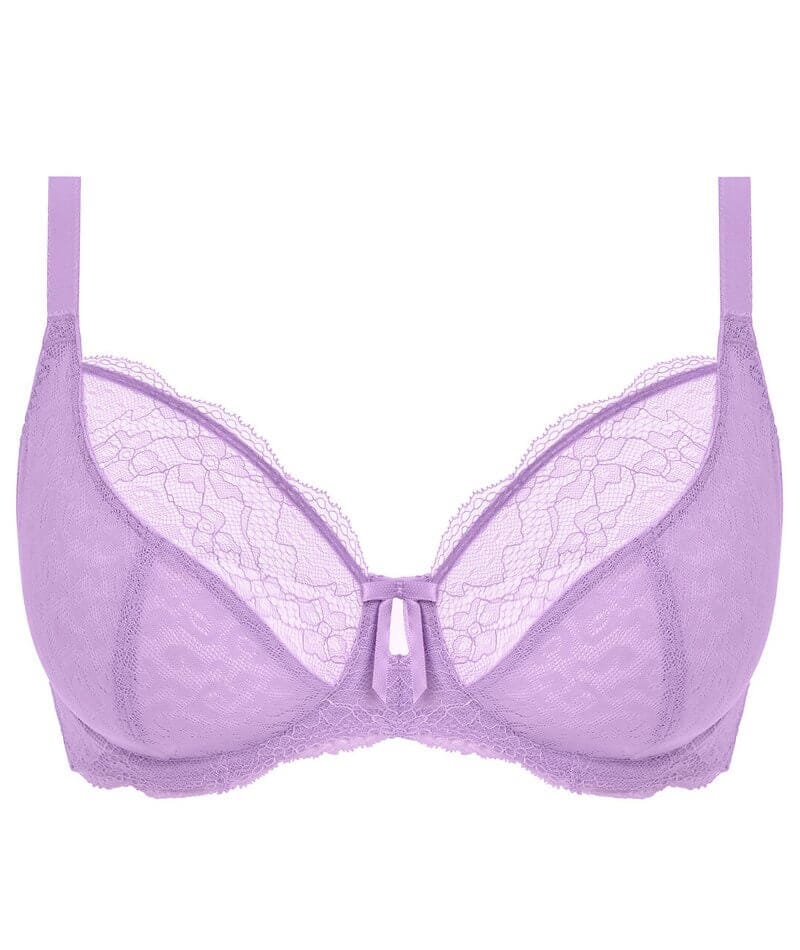 Freya Fancies Underwired Plunge Bra - Purple Rose Bras 