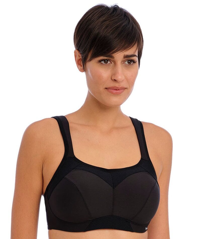 Freya Active High-Octane Underwired Sports Bra - Black Bras  