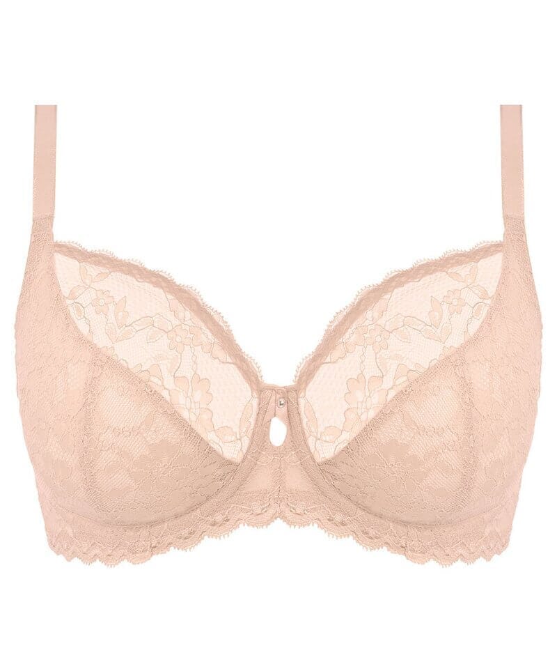 Freya Offbeat Underwired Plunge Bra - Natural Beige Bras 