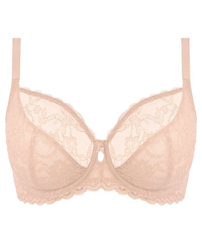 Freya Offbeat Underwired Plunge Bra - Natural Beige Bras 