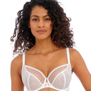 Freya Signature Underwired Plunge Bra - White