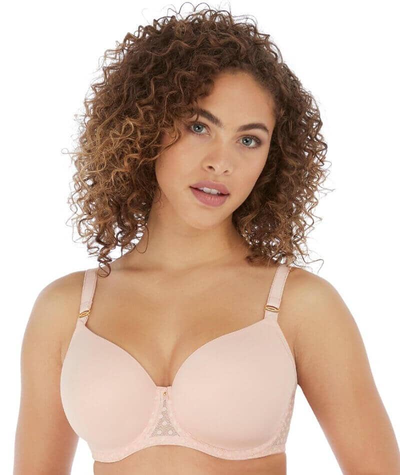 Freya Starlight Underwired Moulded Balcony T-shirt Bra - Rosewater Bras  