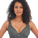 Freya Swim Check In Underwired High Apex Bikini Top - Monochrome