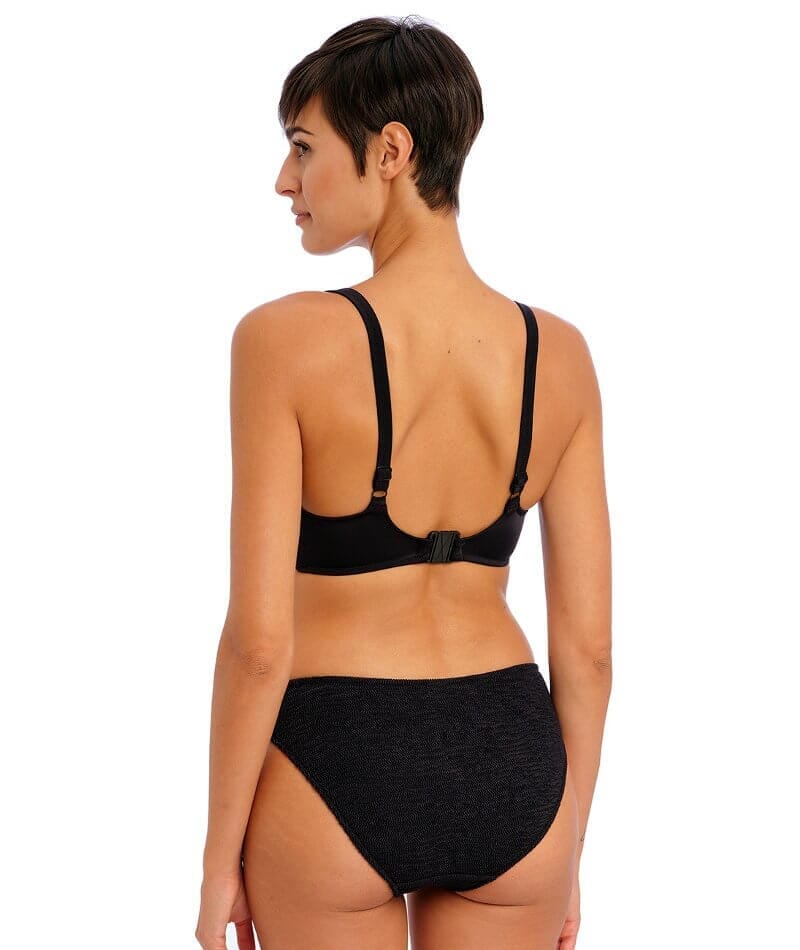 Freya Swim Ibiza Waves High Leg Bikini Brief - Black Swim 