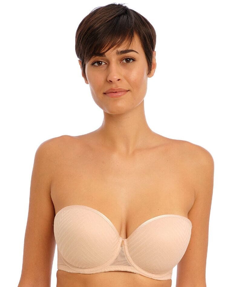 Freya Tailored Underwire Moulded Strapless Bra - Natural Beige Bras 