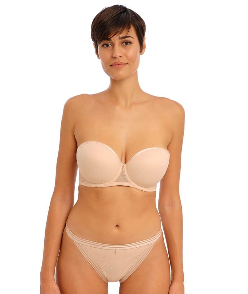 Freya Tailored Underwire Moulded Strapless Bra - Natural Beige Bras 