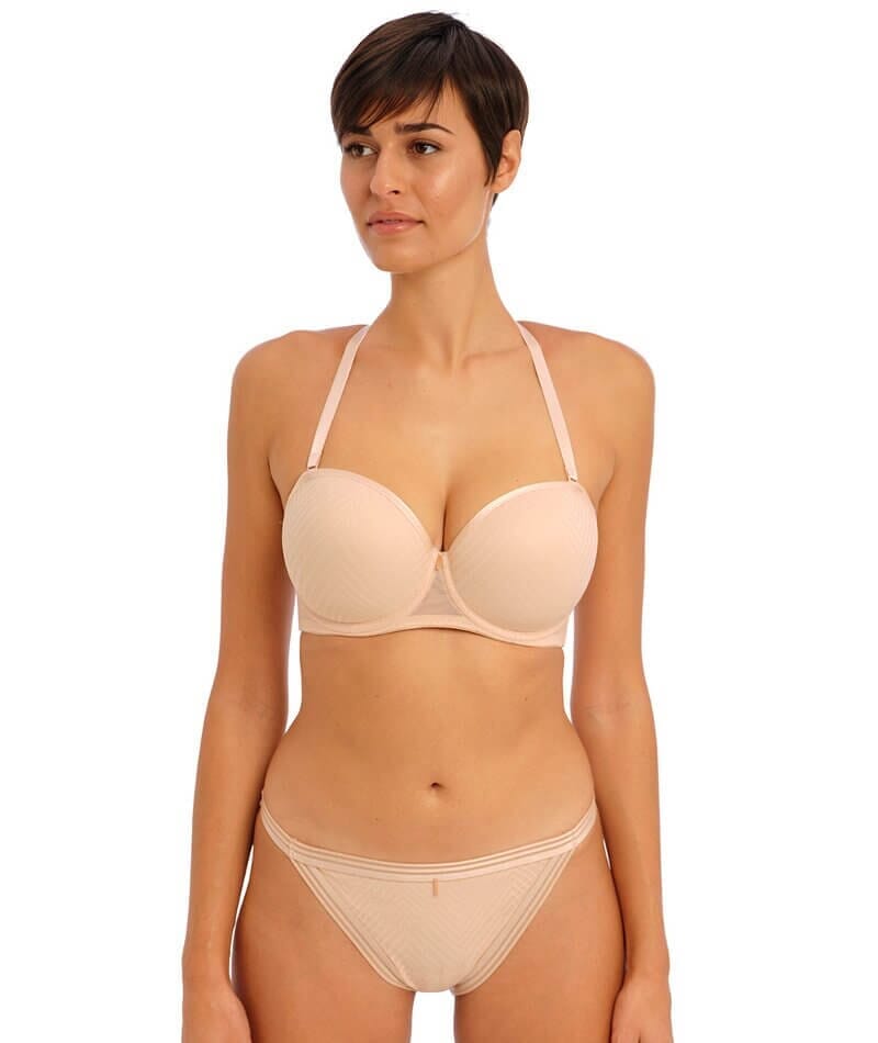 Freya Tailored Underwire Moulded Strapless Bra - Natural Beige Bras 