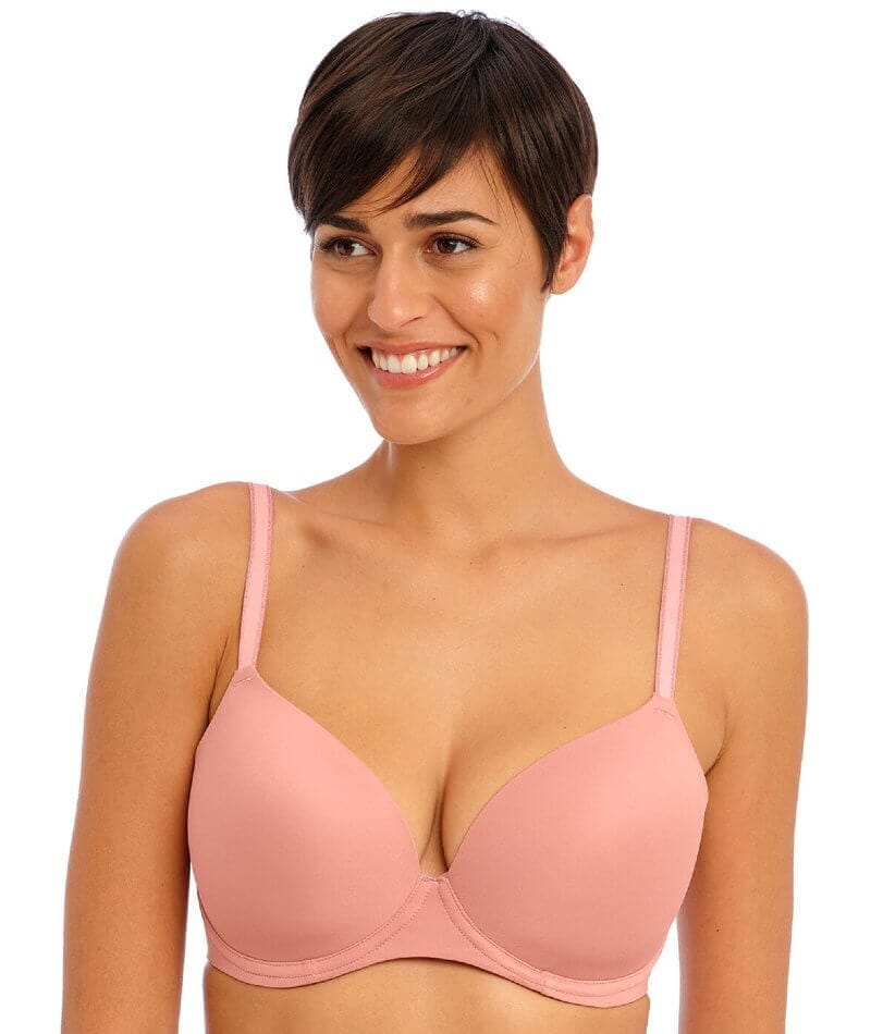 Freya Undetected Underwire Moulded T-shirt Bra - Ash Rose Bras  