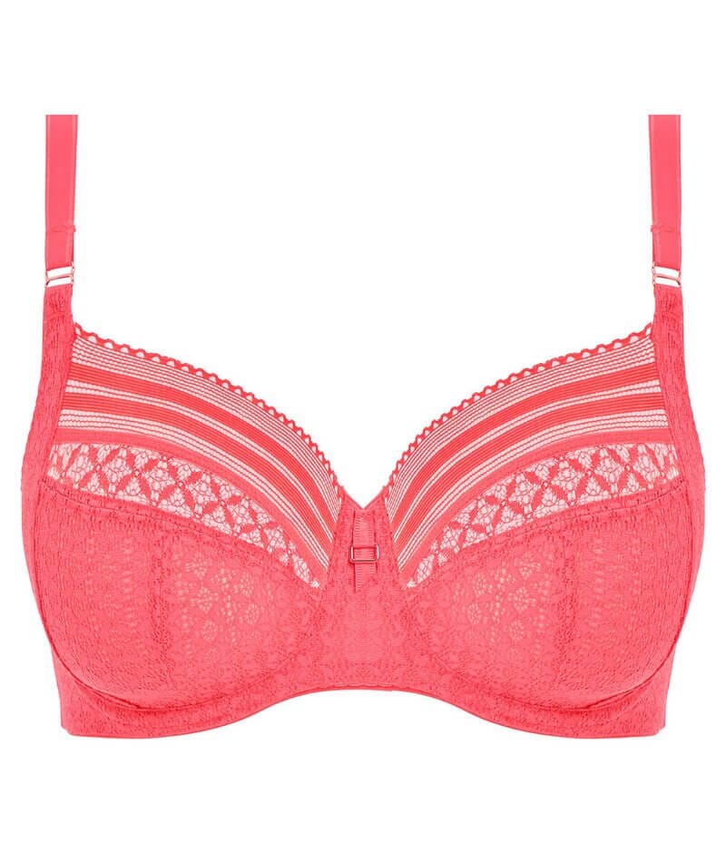 Freya Viva Underwired Side Support Bra - Sunkissed Coral Bras 