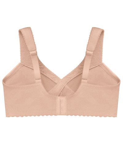 Glamorise MagicLift Cotton Wirefree Support Bra - Cafe Bras 