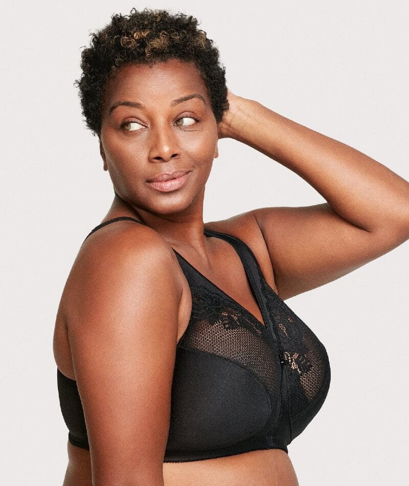 Glamorise Magiclift Minimizer Wire-Free Bra - Black – Big Girls Don't Cry  (Anymore)