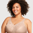 Glamorise Magiclift Minimizer Wire-Free Bra - Cafe