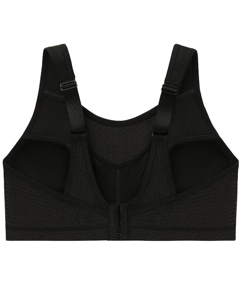 Glamorise No-Bounce Camisole Elite Wirefree Sports Bra - Black Bras 