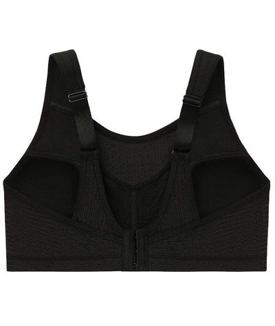 Glamorise No-Bounce Camisole Elite Wirefree Sports Bra - Black Bras 