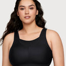 Glamorise No-Bounce Camisole Elite Wire-Free Sports Bra - Black