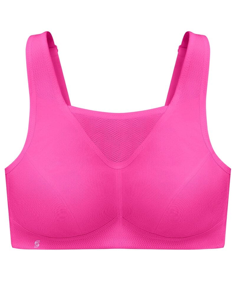 Glamorise No-Bounce Camisole Wirefree Sports Bra - Rose Violet Bras 