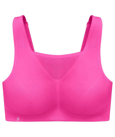 Glamorise No-Bounce Camisole Wirefree Sports Bra - Rose Violet Bras 