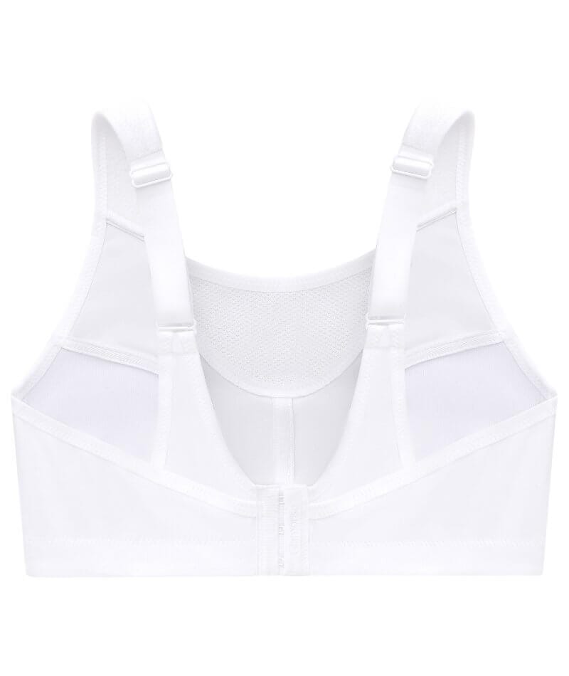 Glamorise No-Bounce Camisole Wirefree Sports Bra - White Bras 
