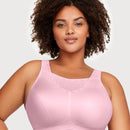 Glamorise No-Bounce Camisole Wire-Free Sports Bra - Parfait Pink