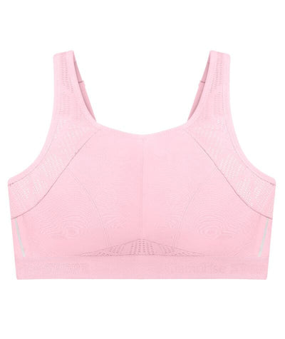 Glamorise No-Bounce Camisole Wirefree Sports Bra - Parfait Pink Bras 