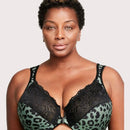 Glamorise WonderWire Front-Closure Bra - Centennial Leopard