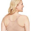 Glamorise WonderWire Front-Closure Posture Bra - Cafe