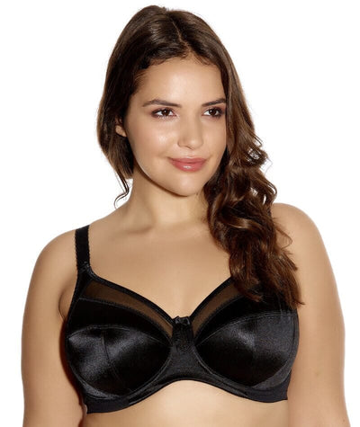 Goddess Keira Underwired Banded Bra - Black Bras 