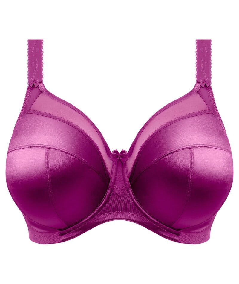 Goddess Keira Underwired Banded Bra - Magenta Mix Bras 