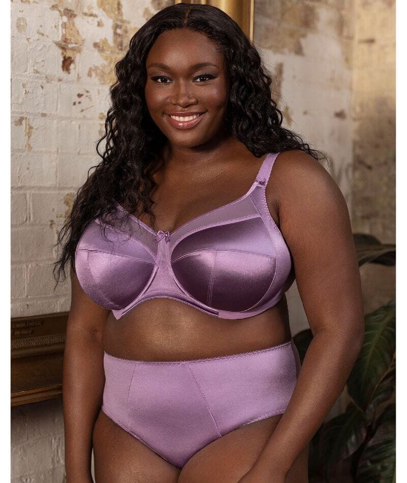 Goddess Keira Underwired Banded Bra - Wisteria Bras 