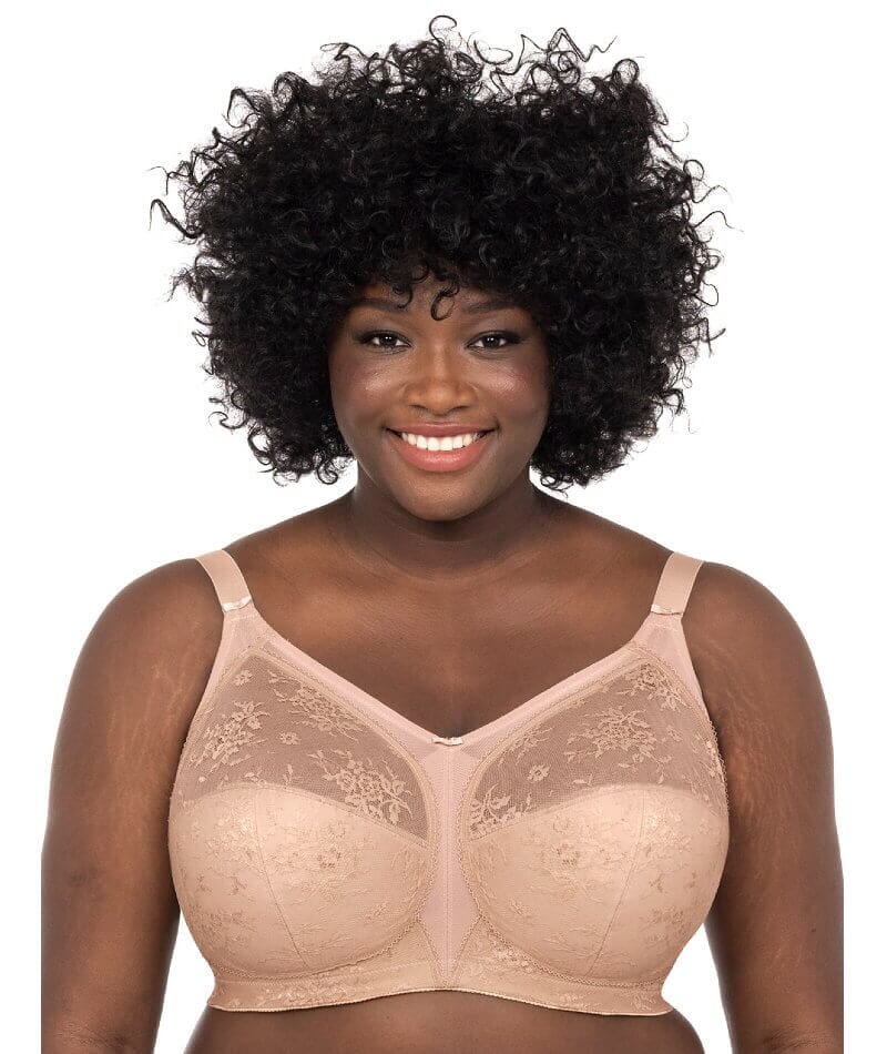 Goddess Verity Wirefree Bra - Fawn Bras  