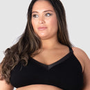 Hotmilk Caress Seamfree Bamboo Full Cup Wirefree Bra - Black