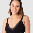 Hotmilk Caress Seamfree Bamboo Regular Wirefree Bra - Black