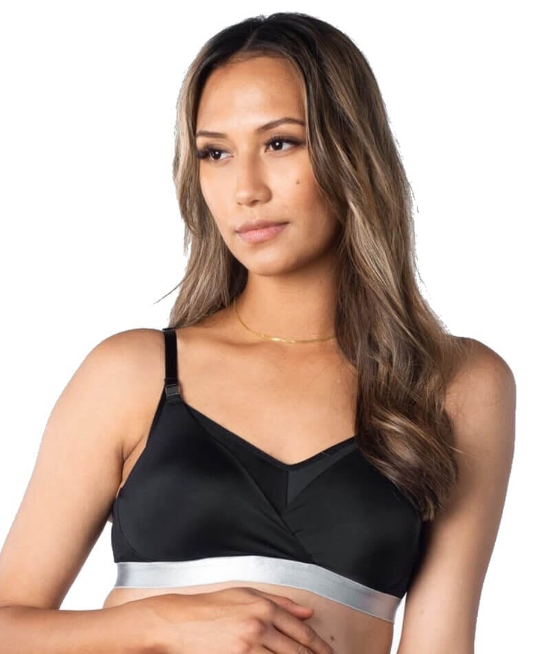 Hotmilk Freedom Pump Wirefree Moulded Bra - Black Bras 