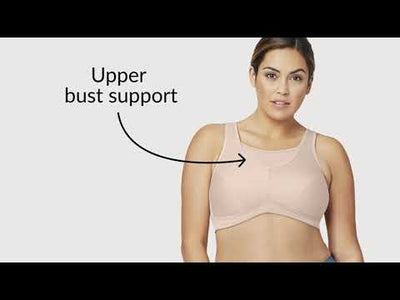 Glamorise No-Bounce Camisole Wire-Free Sports Bra - Cafe