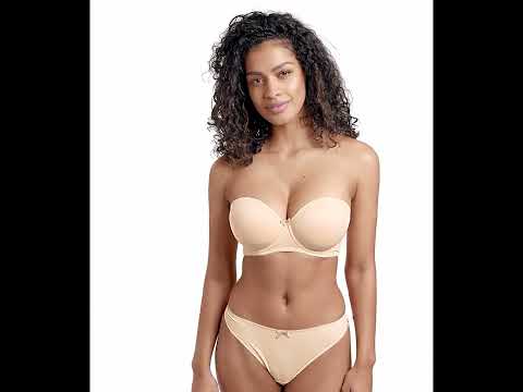 Freya Deco Underwired Moulded Strapless Bra - Nude