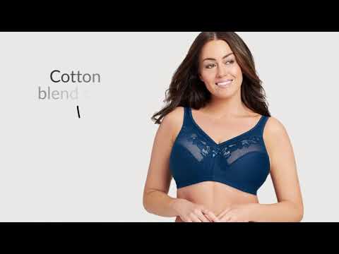 Glamorise Magiclift Minimizer Wire-Free Bra - Cafe