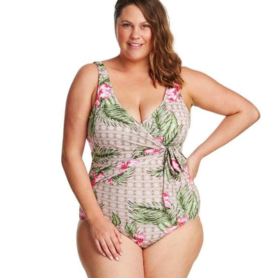 GENEVIEVE - CR669-DO - Side Wrap Powernet Soft Cup One Piece