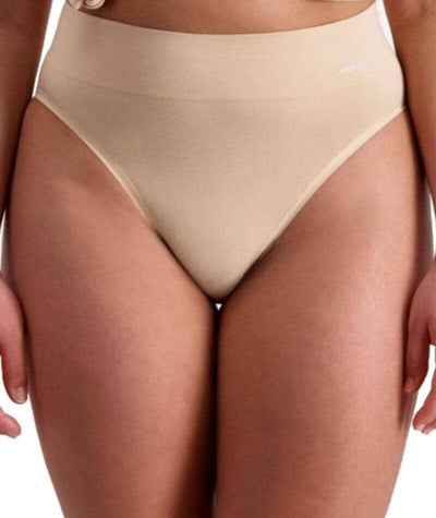 Jockey Skimmies Hi Cut Brief - Nude Knickers 