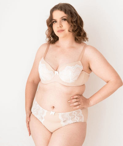 Lady Emprezz Sandy High Waist Brief - Beige Knickers 