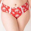 Lady Emprezz Shirley High Rise Brief - Red Vintage