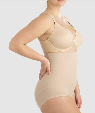 Miraclesuit Adjustable Fit-Plus High Waist Brief - Nude Shapewear 